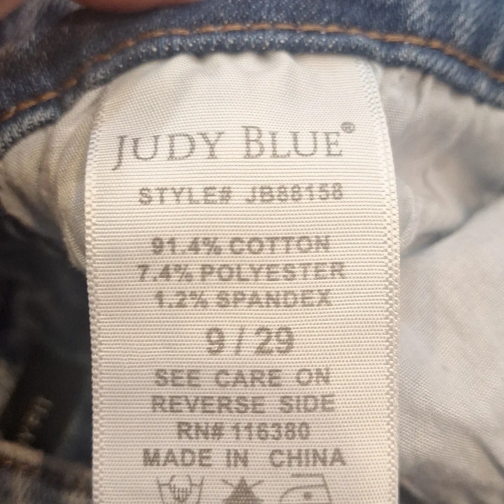 Judy Blue LtBlue Acid Washed Skinny High Rise Jeans Sz 9/29 80s Vibes Denim Slim